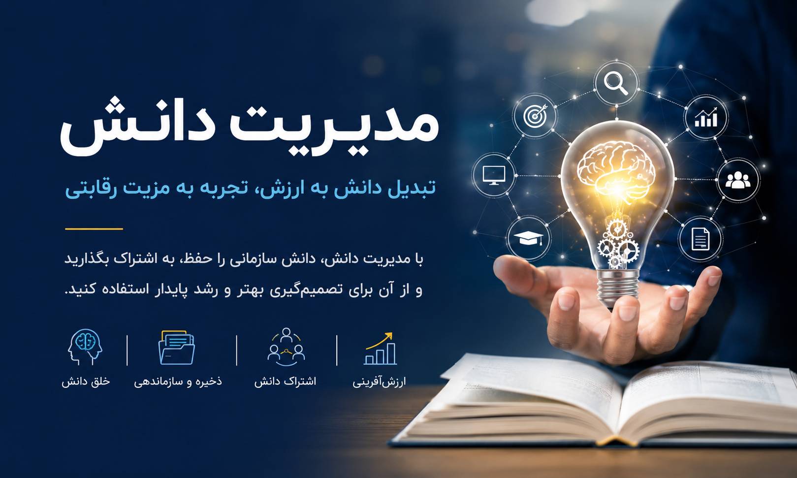 مدیریت دانش؛ سرمایه‌گذاری بر مهم‌ترین دارایی سازمان